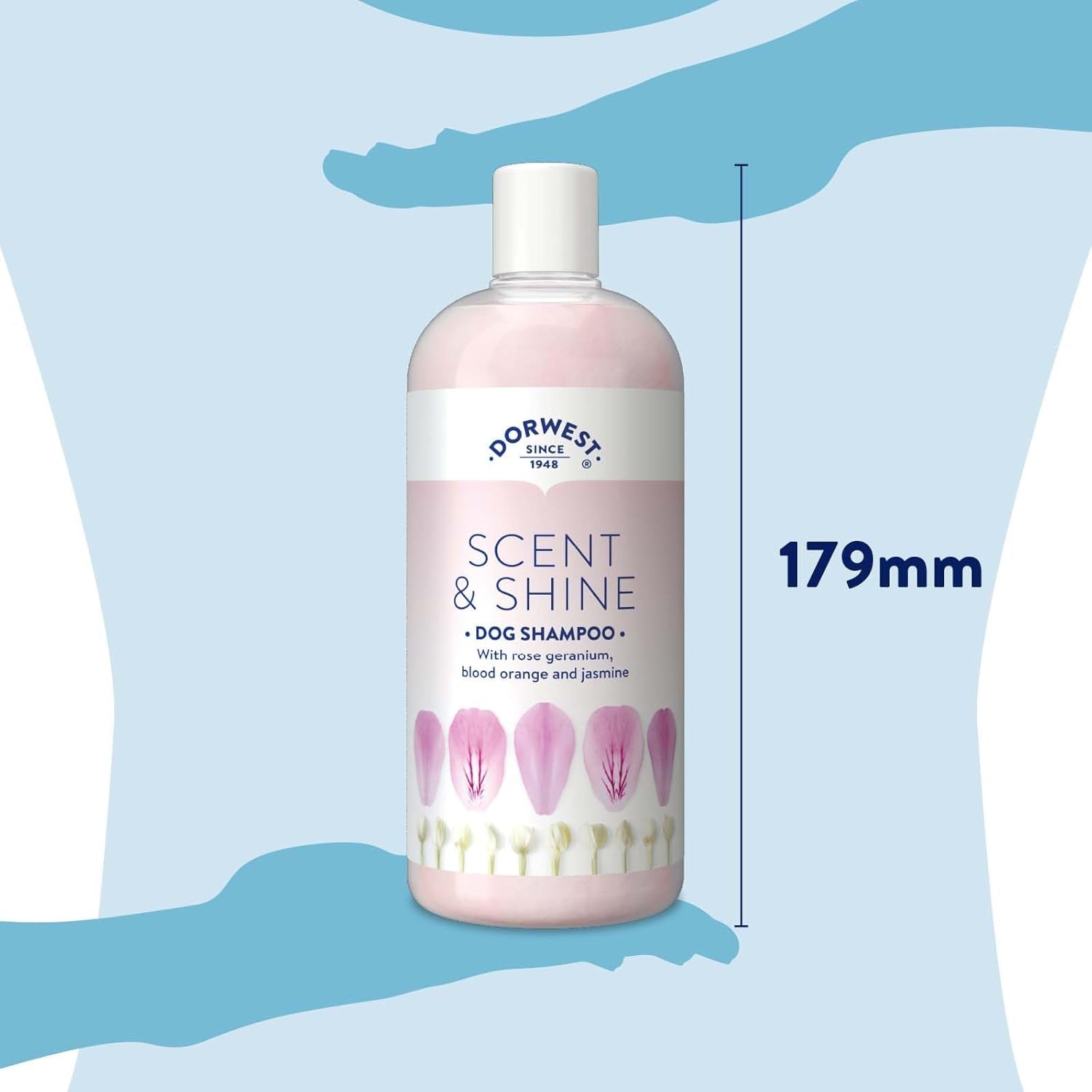 Dorwest Scent & Shine Dog Shampoo 500Ml, All-Natural Pet Shampoo – Hydrating, S
